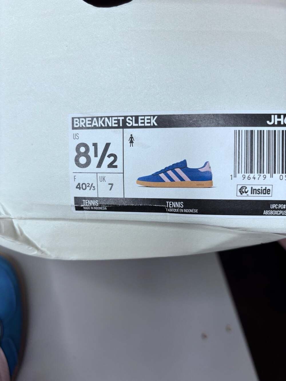 Women's Adidas Breaknet Suede Sneakers - Picture 5 of 6